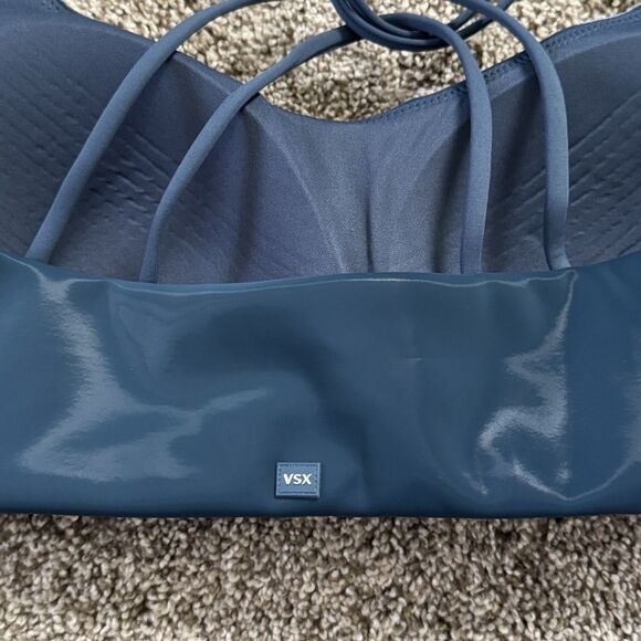 Victoria's Secret VSX Elevater Liquid Shine Light Support Sports Bra Medium NWT - Picture 5 of 10